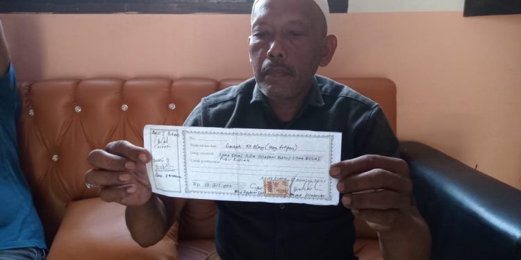 Dugaan tidak transparan dana sisa yang lebih dari pekerjaan pisik 2020 ini tanggapan Keuchik Usman musa