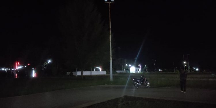 Taman Pusat Pemerintahan Aceh Timur Gelap, banyak lampu Yang Mati, Pemerintah terkesan Tutup Mata
