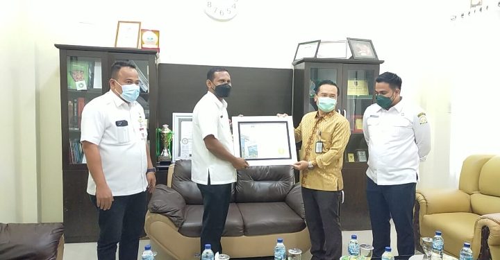 Pemkab Aceh Timur Terima Penghargaan BKN Award 2021