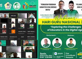 PC Pergunu Aceh Utara Sukses Gelar Webinar Hari Guru Nasional 2022