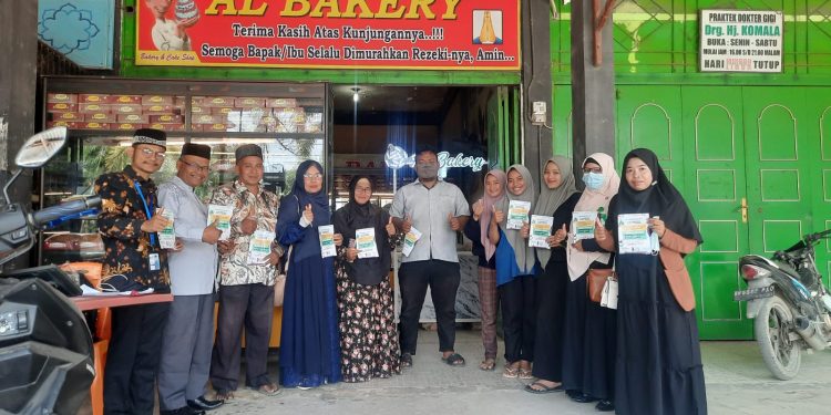 Serentak di Indonesia, Kemenag Aceh Utara Sukses Gelar Kampanye Mandatory Halal di 2 Titik