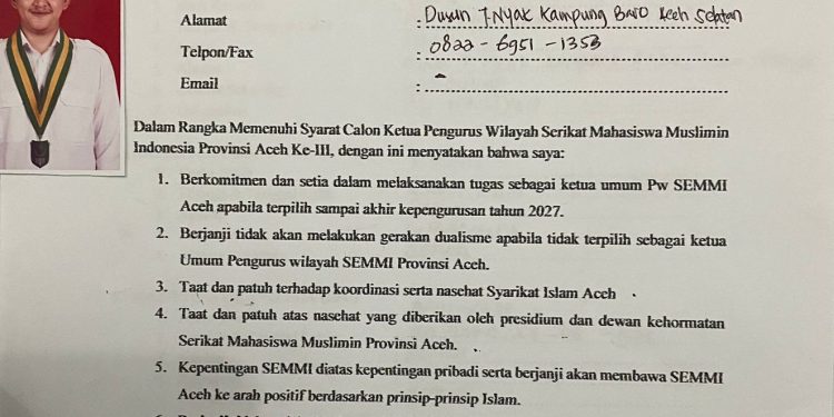 Pelantikan PW SEMMI MP Aceh: Bentuk Pembegalan Organisasi
