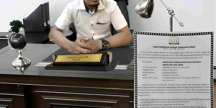 DPD SWI Aceh Timur Resmi Menerima Sertifikat SKT Dari Kesbangpol Aceh Timur