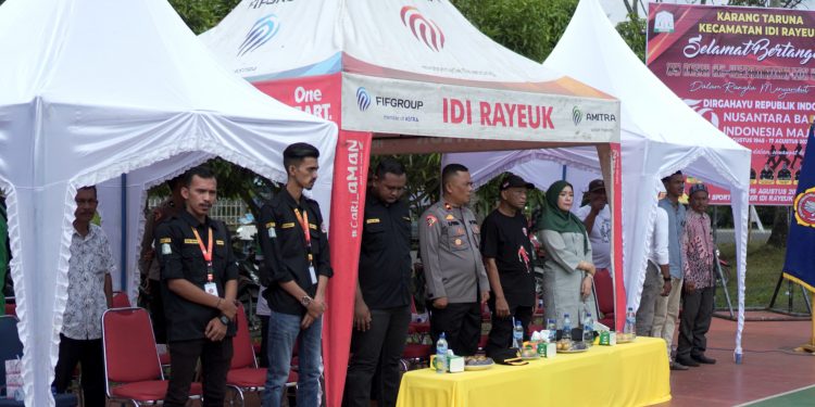 Peringatan Hari Kemerdekaan Indonesia ke 79 tahun disambut meriah oleh Pemuda Idi Rayeuk memalui Event Olahraga Karang Taruna.