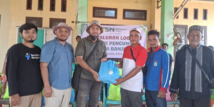 ISN Banda Aceh Salurkan Bantuan dan Lakukan Asesmen Pasca Banjir di Pidie Jaya